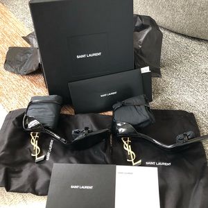 YSL Opyum 90mm sandals 39.5 NWT